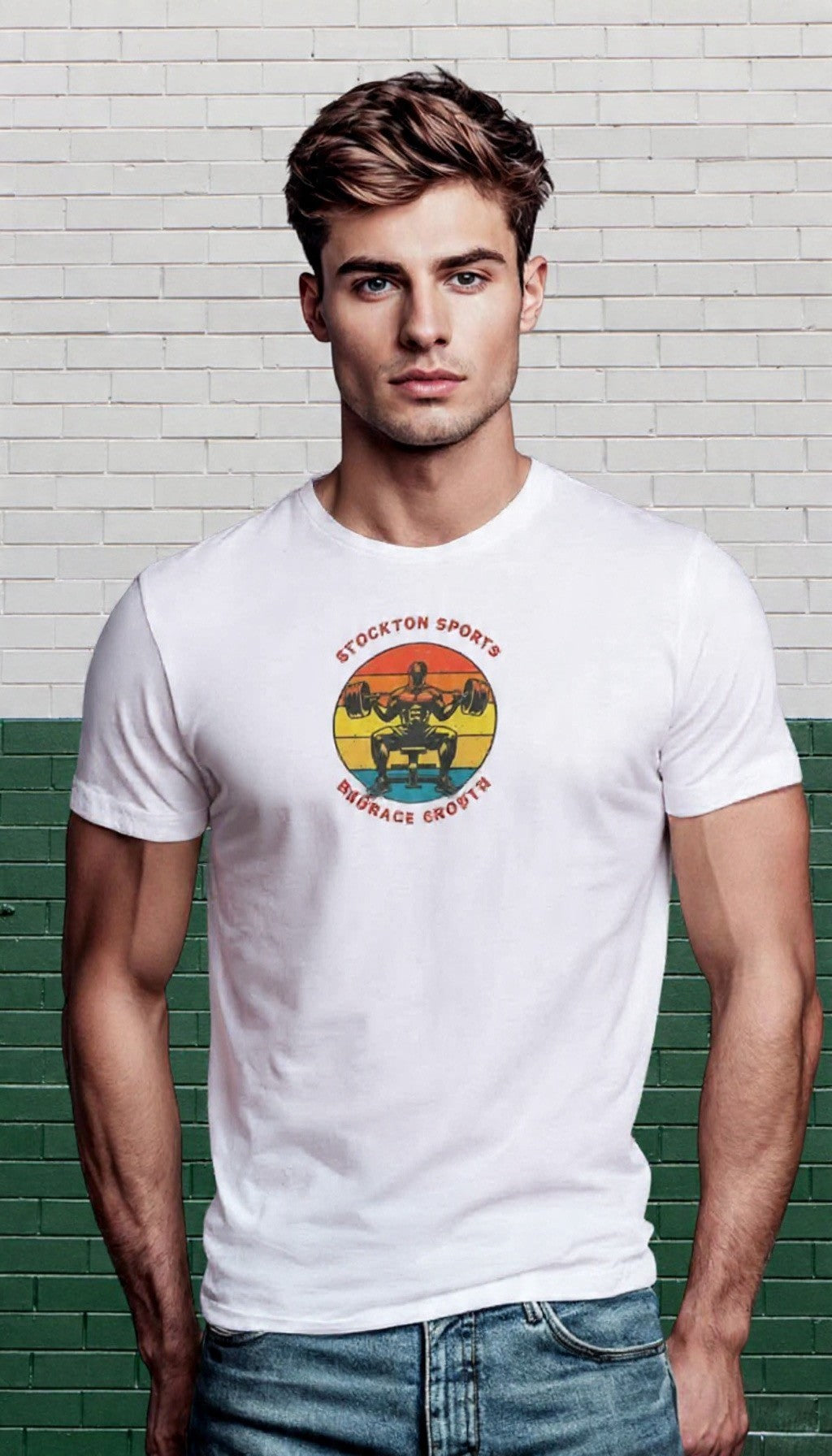 Short Sleeve Organic Gym TEE | Stockton Sports